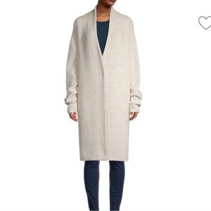 VINCE Bouclé Wool Blend Cardigan Coat